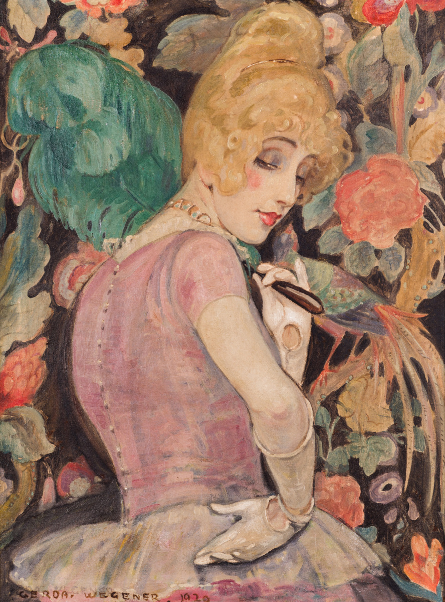 "Lili med fjerkost" af Gerda Wegener