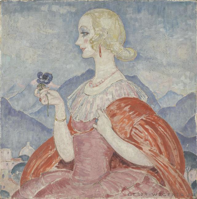 “The Lady Anemone” by Gerda Wegener,1922