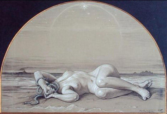 1923-vedder-elihu-The-Dead-Medusa
